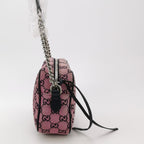 Gucci GG Marmont Leather and Canvas Shoulder Bag 250309781098197