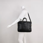 Gucci Leather Diamond Pattern Logo Zip Shoulder Bag 250313781103885