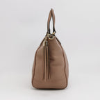 Gucci Soho Leather Tassel Decor GG Embossed Crossbody Shoulder Bag 250313781103898