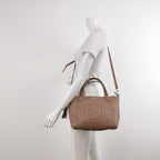 Gucci Soho Leather Tassel Decor GG Embossed Crossbody Shoulder Bag 250313781103898