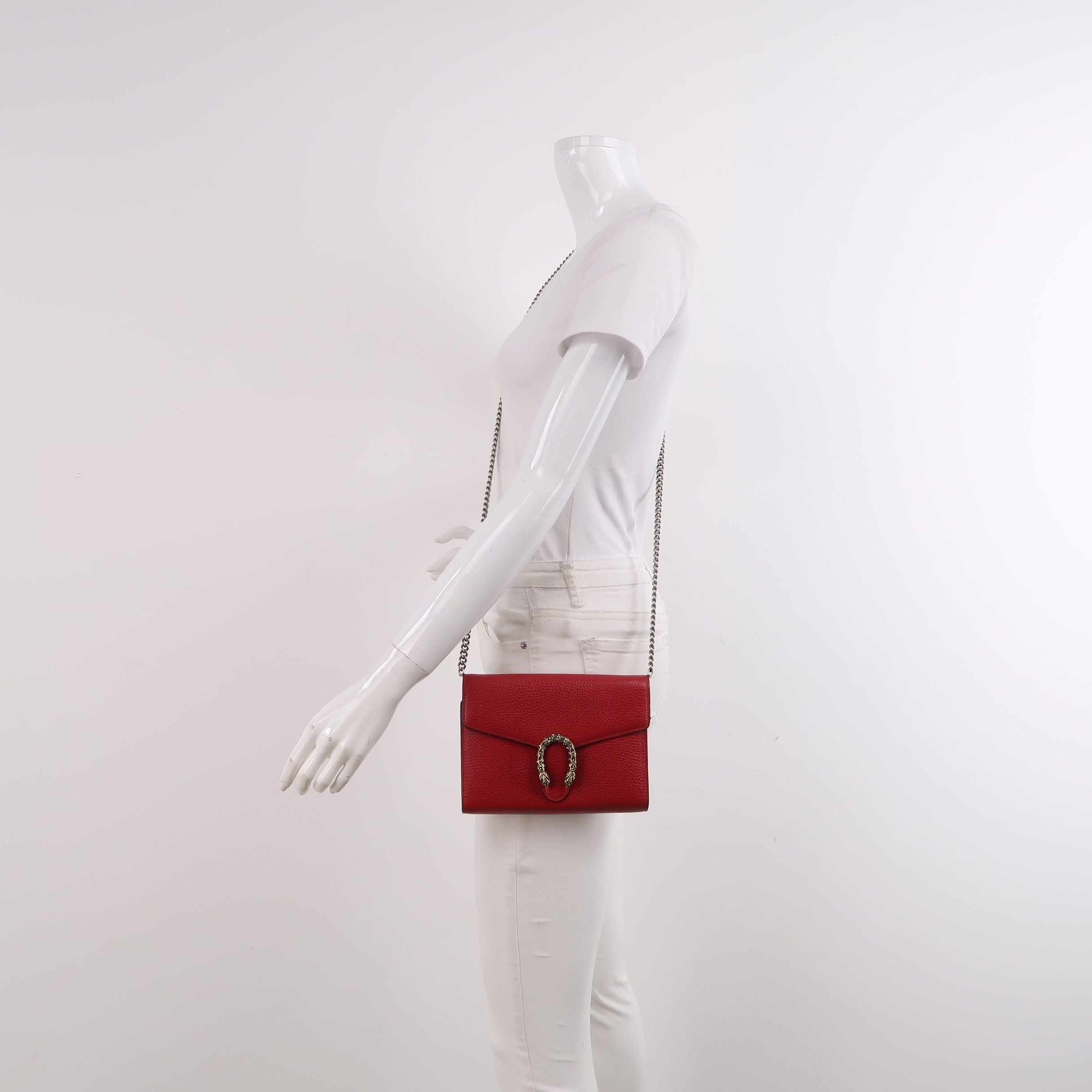 Gucci Dionysus Mini Bag in Leather with Double Tiger Head Buckle 250313781103240