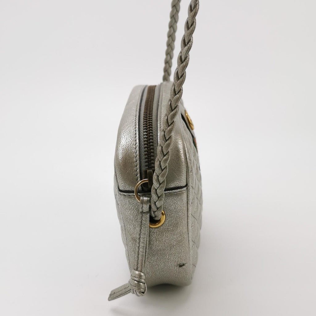 Gucci Diamond Quilted Stripe GG Shoulder Bag 250310781098750