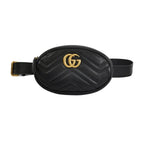 Gucci GG Marmont Small Leather V-stitch Quilted GG Logo Waist Bag Chest Bag 250309781098104