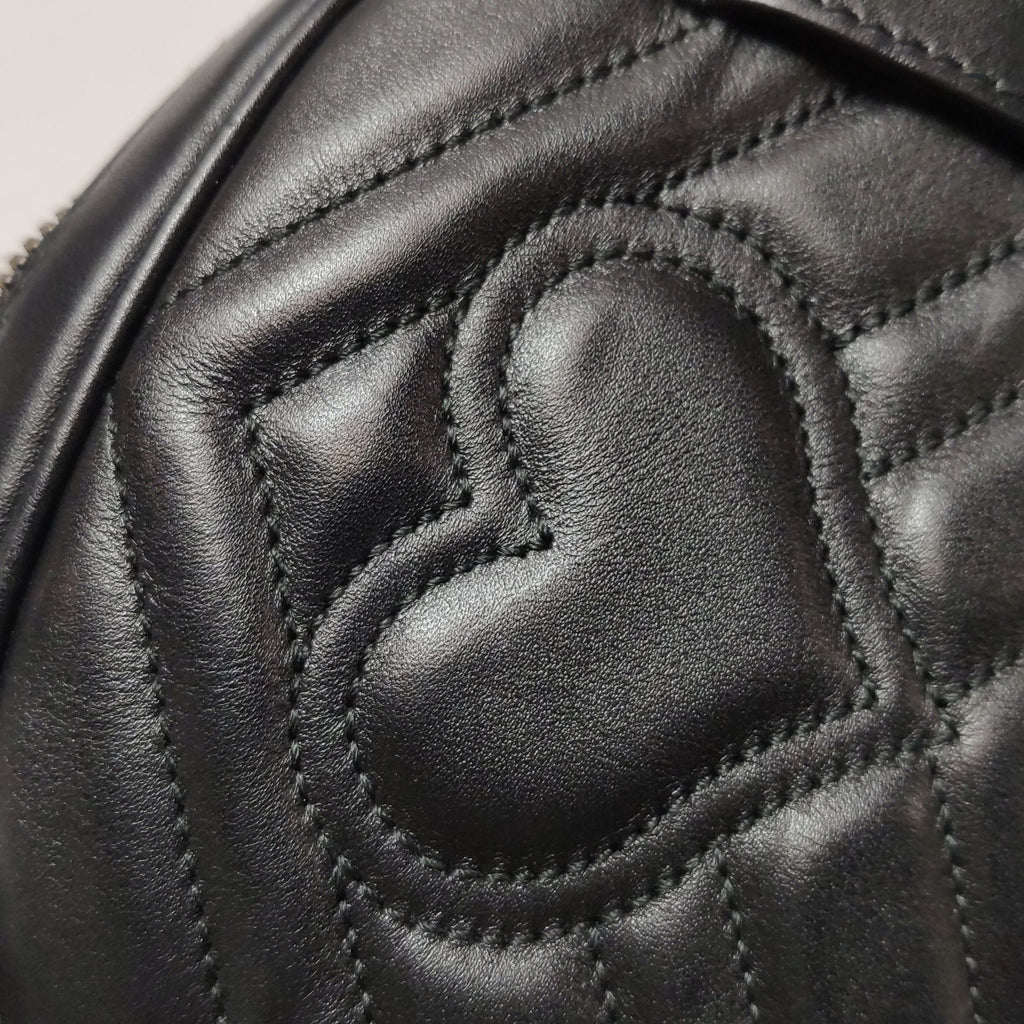 Gucci GG Marmont Small Leather V-stitch Quilted GG Logo Waist Bag Chest Bag 250309781098104