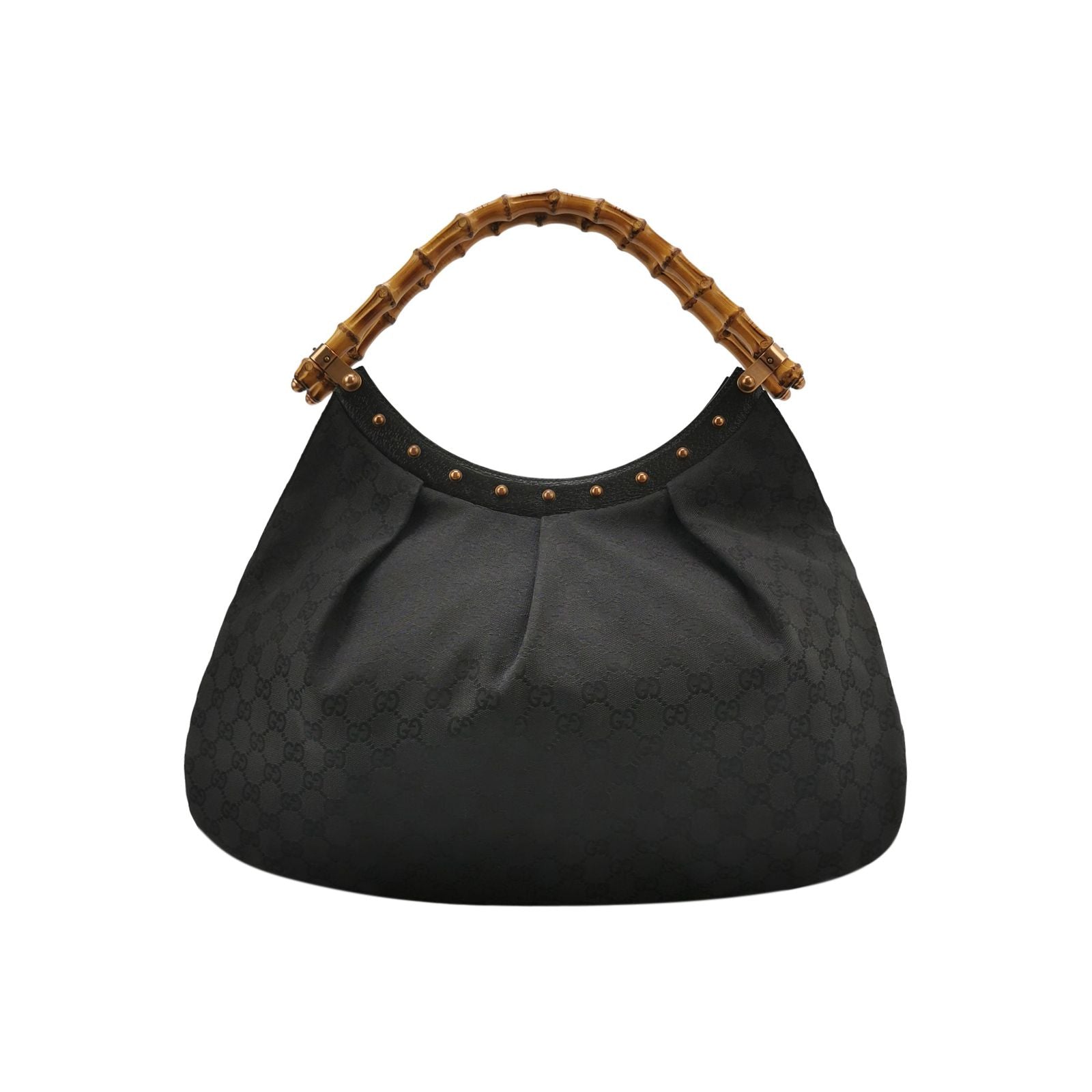 Gucci Bamboo Canvas Shoulder Bag 250308781095479