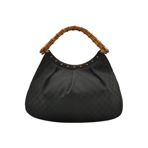 Gucci Bamboo Canvas Shoulder Bag 250308781095479