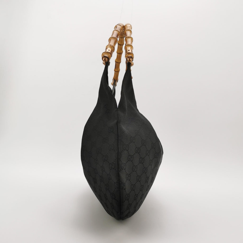 Gucci Bamboo Canvas Shoulder Bag 250308781095479