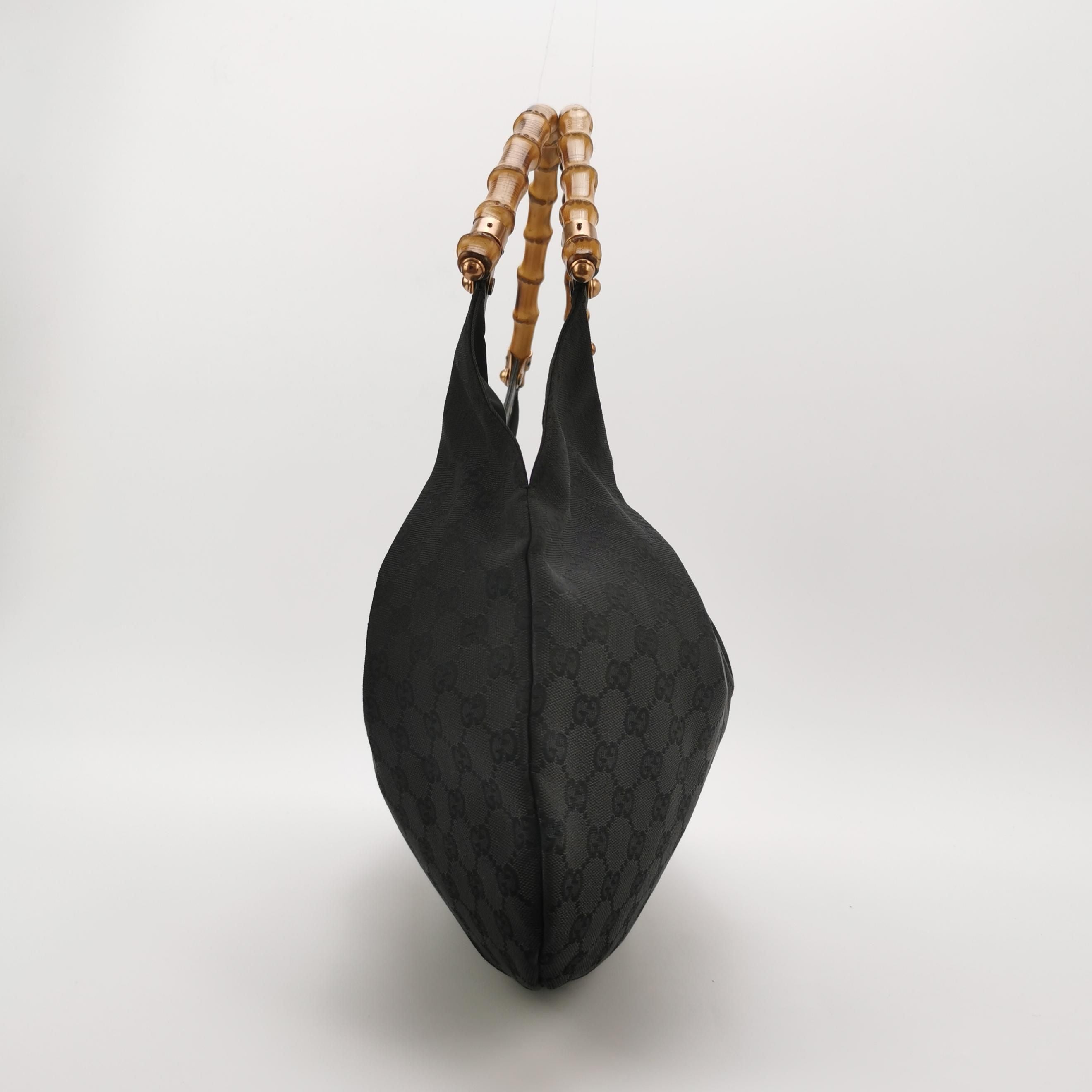 Gucci Bamboo Canvas Shoulder Bag 250308781095479