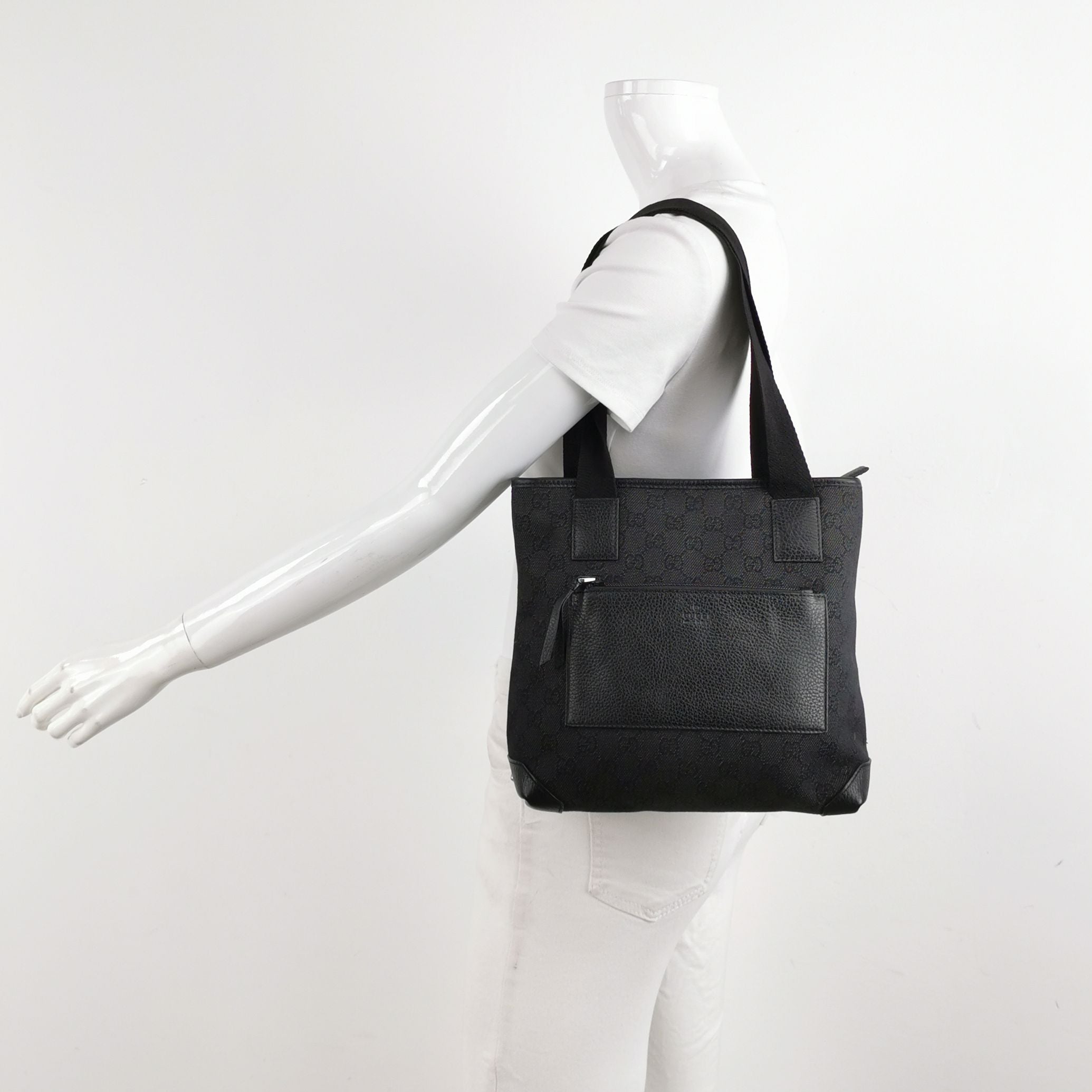 Gucci GG Canvas and Leather Shoulder Bag 250305781091697