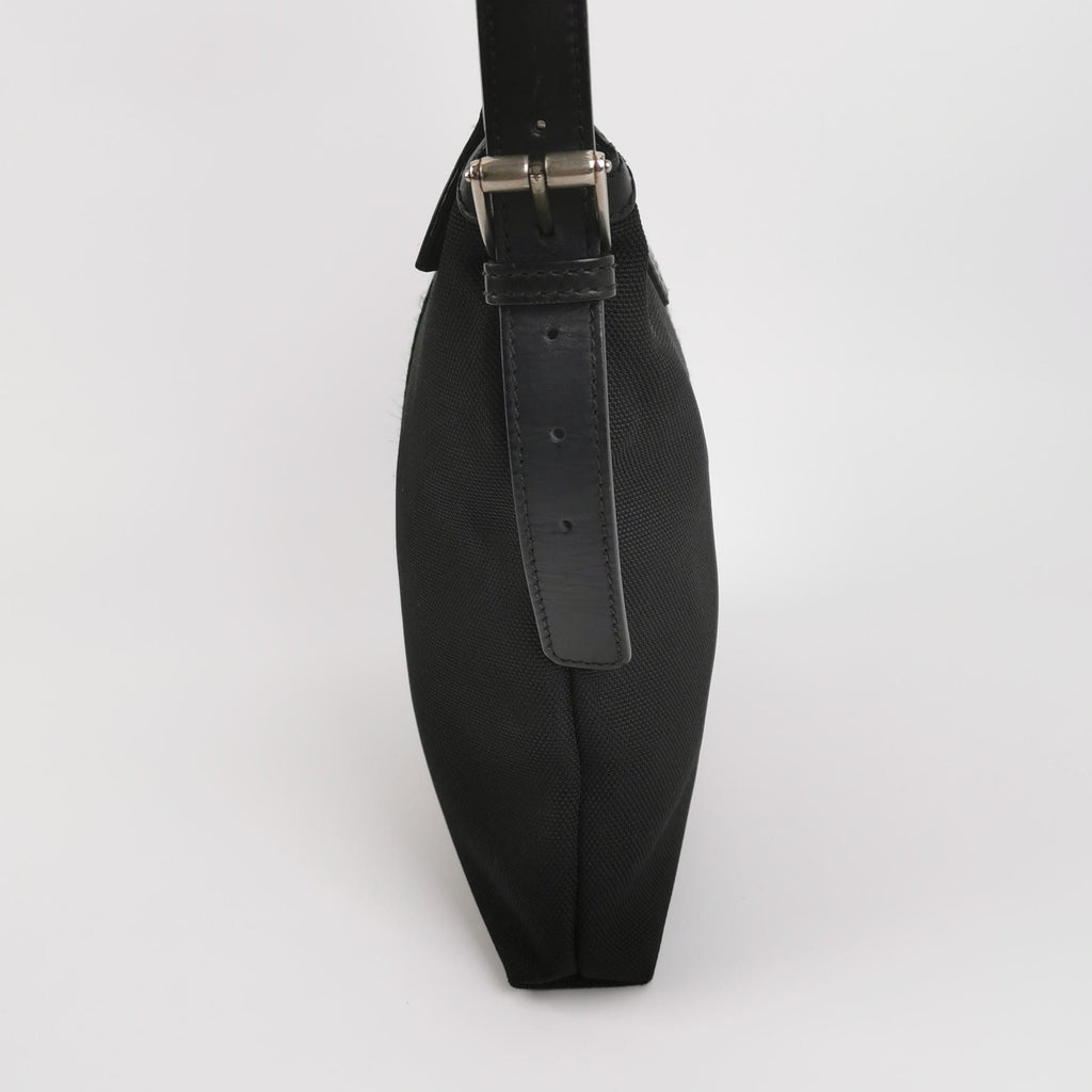 Gucci Leather and Canvas Logo Shoulder Bag 250308781096642