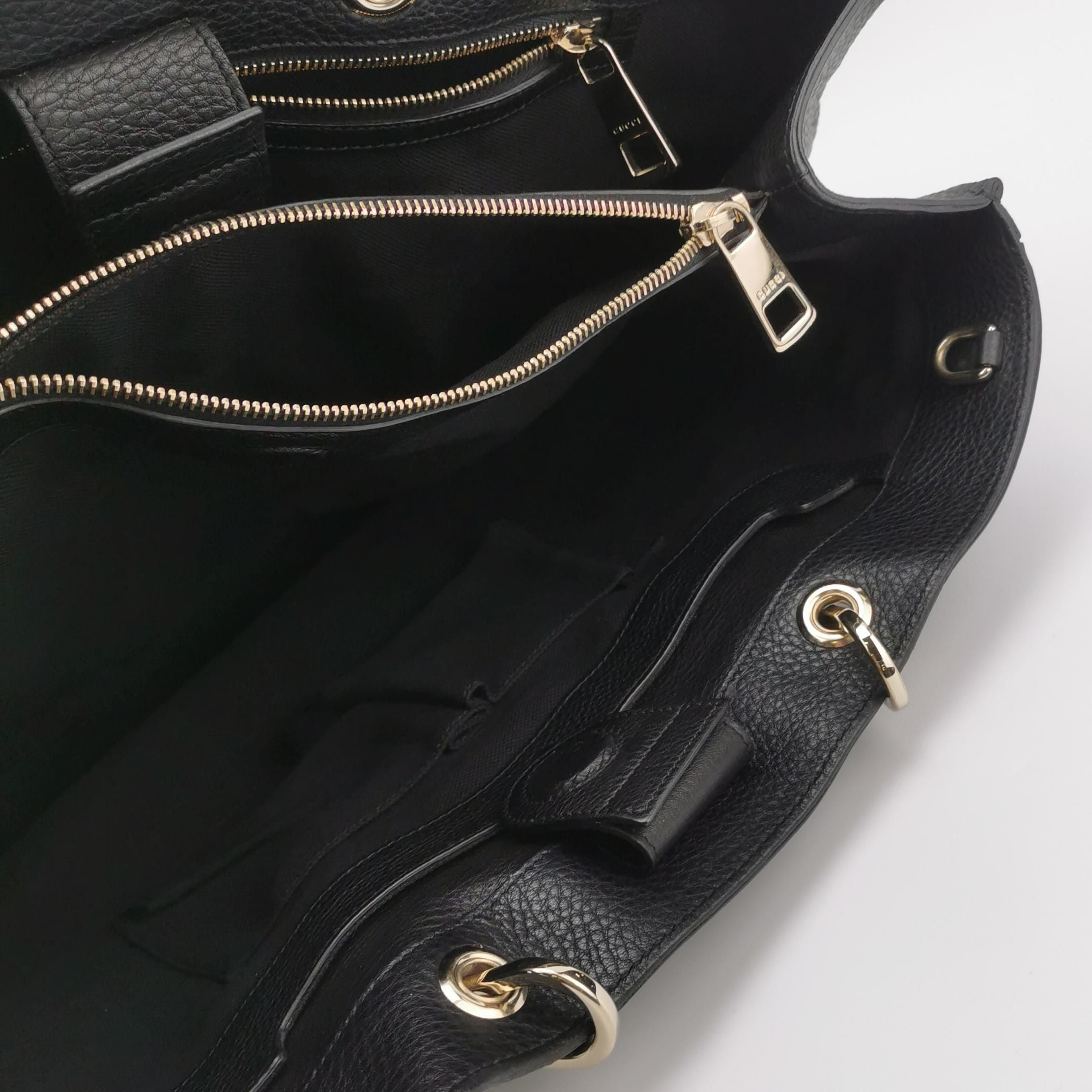 Gucci Miss Bamboo Leather Shoulder Bag 037851000051