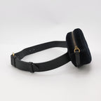 Gucci GG Marmont Small Leather and Suede V-stitched GG Logo Round Waist Bag Chest Bag 250305781091958