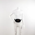 Gucci GG Marmont Small Leather and Suede V-stitched GG Logo Round Waist Bag Chest Bag 250305781091958