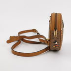 Gucci Disney Collaboration Calfskin Mickey Print Logo Backpack 250306781093271