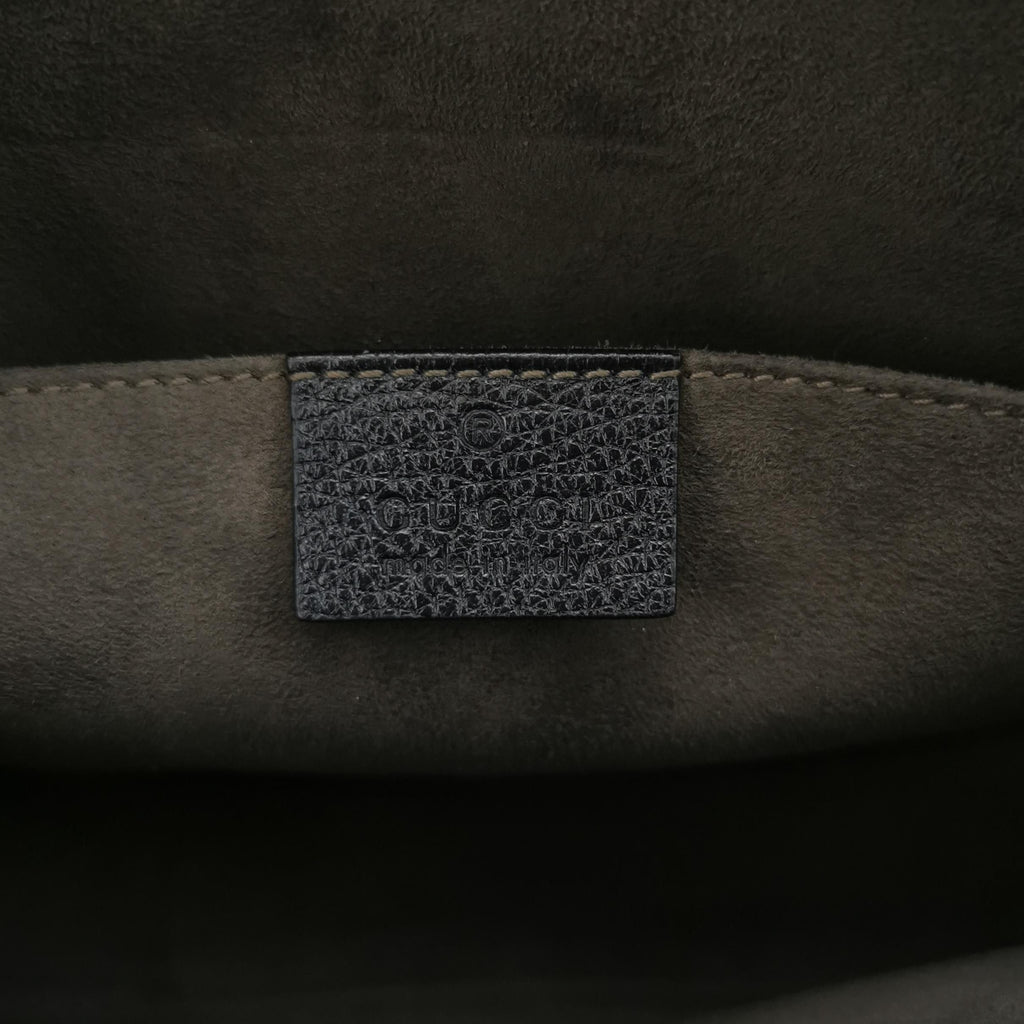 Gucci Leather Shoulder Bag with Logo 250306781093273