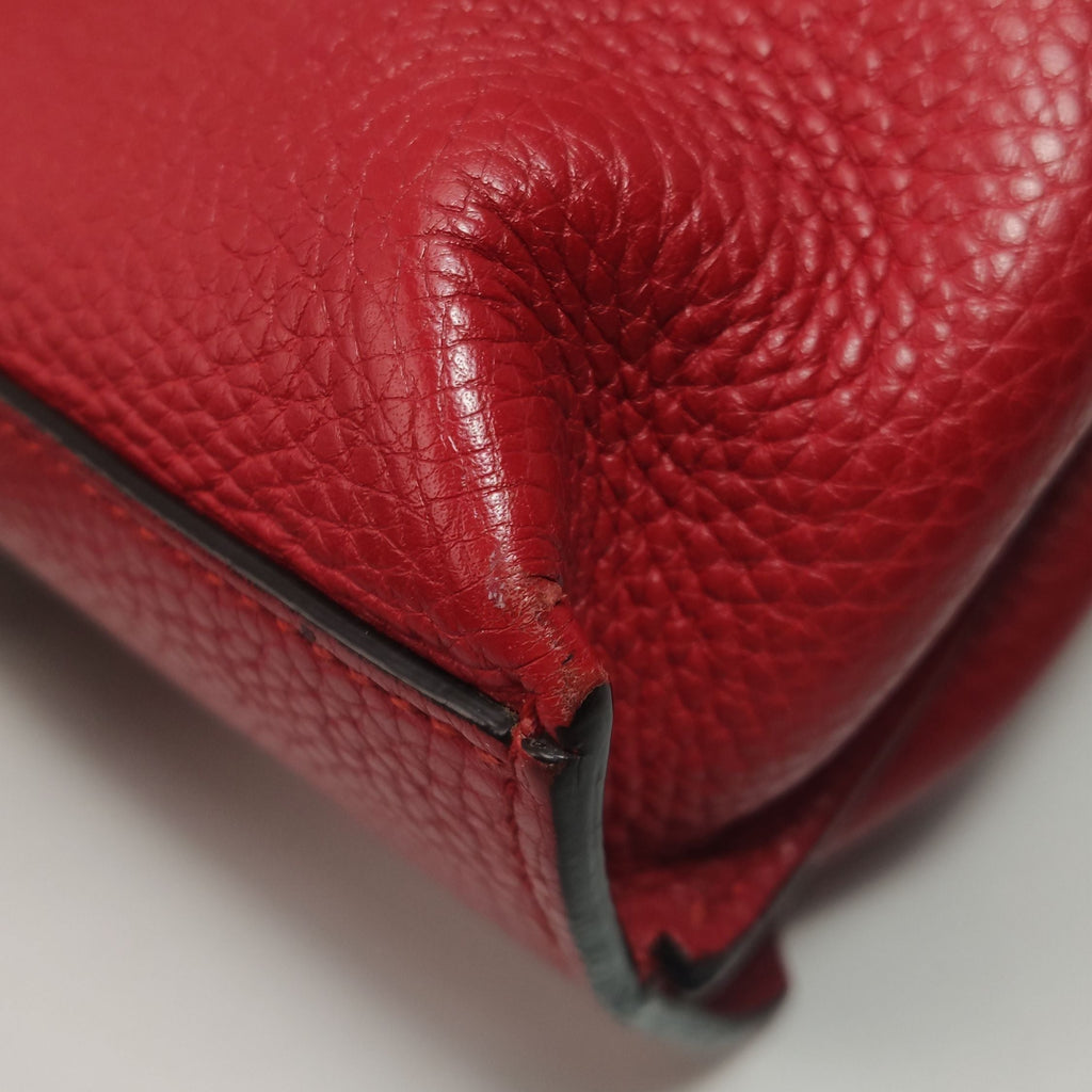 Gucci Daily Leather Bamboo Twist Lock Crossbody Bag 250302781087878