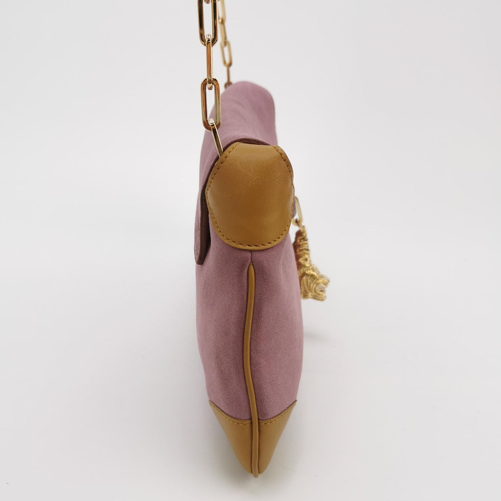 Gucci Suede Leather Tiger Head Shoulder Bag 23121078536272