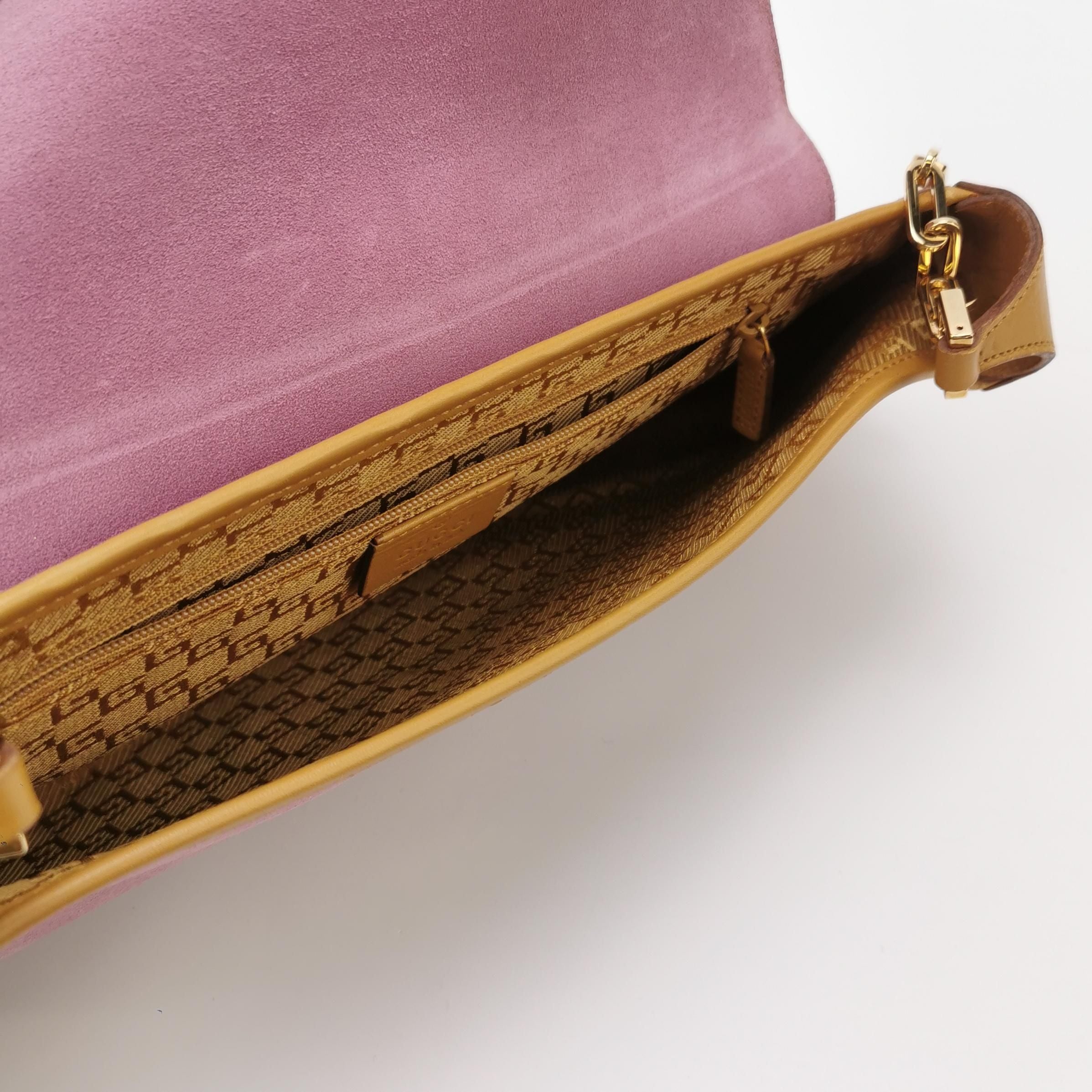 Gucci Suede Leather Tiger Head Shoulder Bag 23121078536272