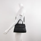 Gucci Daily Small Leather Solid Bamboo Twist Lock Crossbody Shoulder Bag 250305781092164