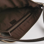 Gucci Leather and Canvas GG Monogram Striped Shoulder Bag 250303781088468
