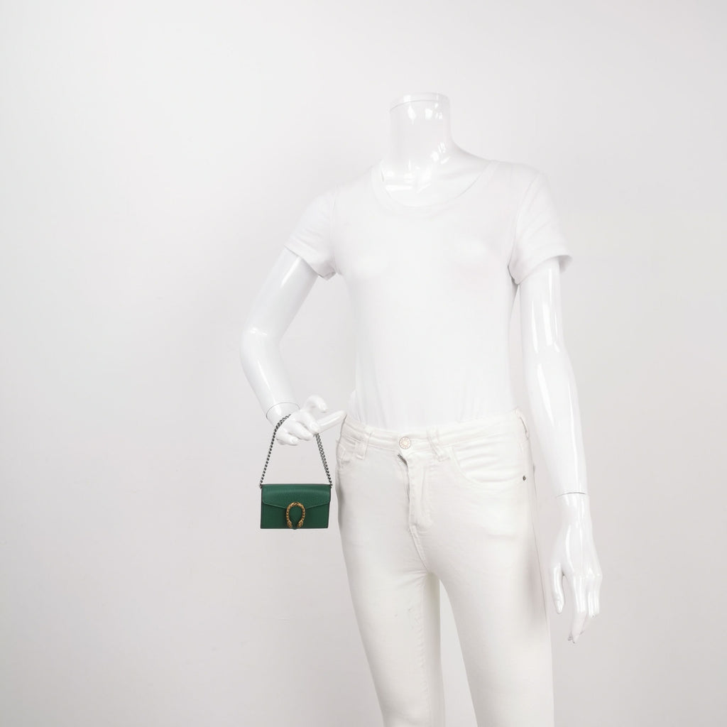 Gucci Dionysus Mini Bag in Solid Leather with Double Tiger Head Buckle 250304781090579