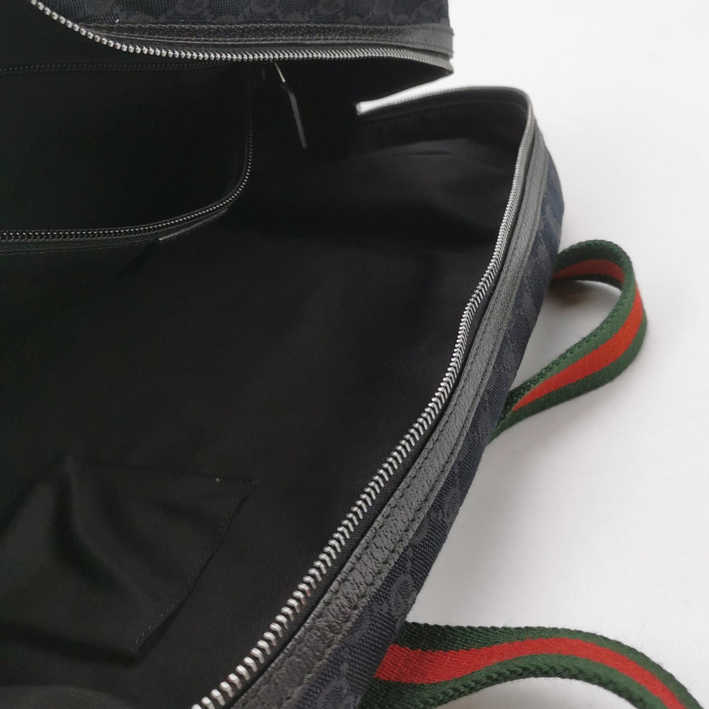Gucci Leather and Canvas Striped Tote Bag 250302781086810