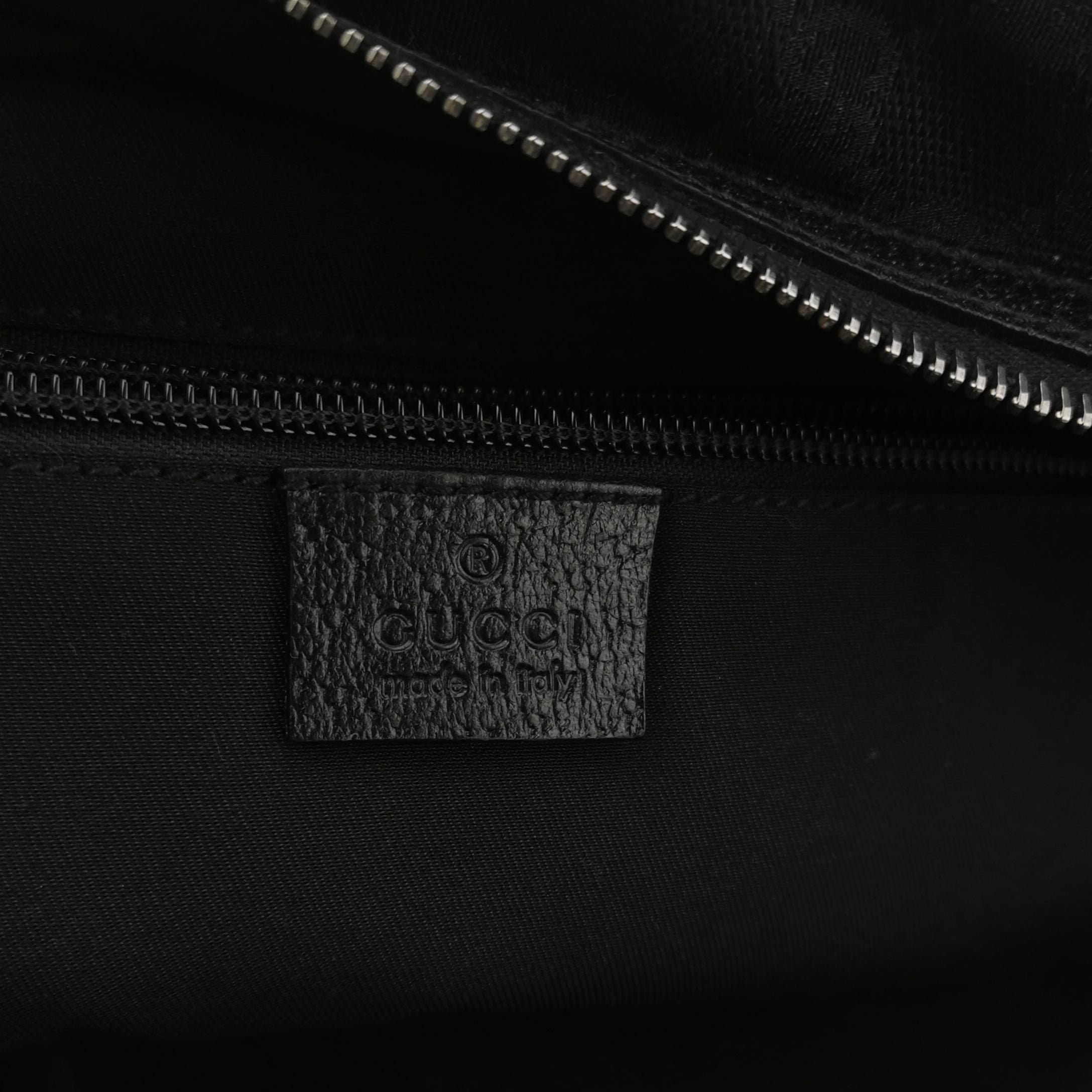 Gucci Leather and Canvas Striped Tote Bag 250302781086810