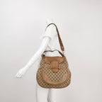 Gucci GG Canvas and Leather Shoulder Bag 250228781084924