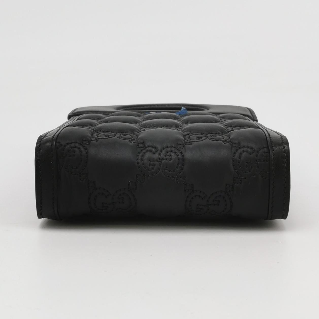 Gucci GG Matelassé Mini Leather and Nylon GG Monogram Shoulder Bag 037850500394