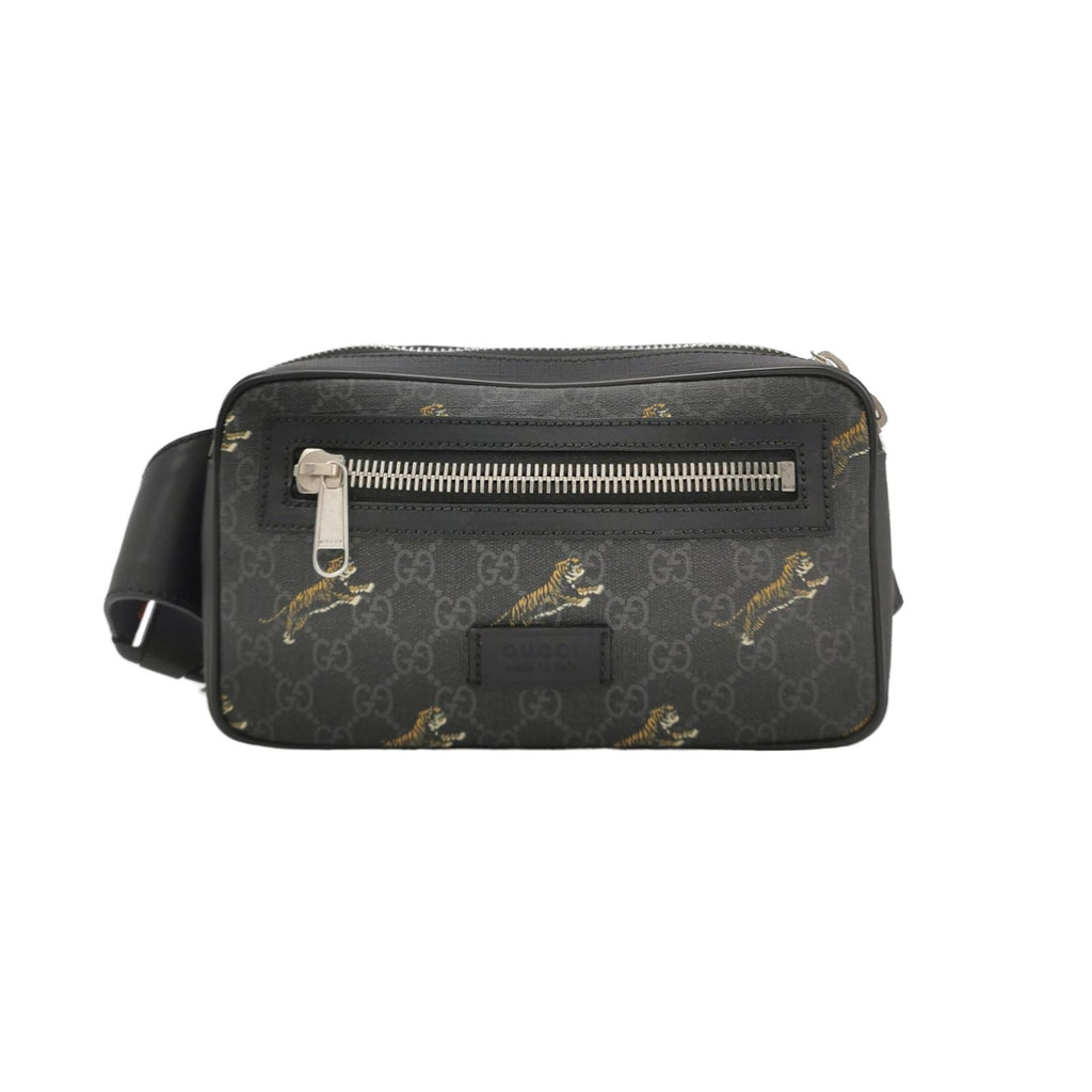 Gucci Belt Bag Leather Double G Monogram Tiger Pattern Waist Bag Chest Bag 250302781087658