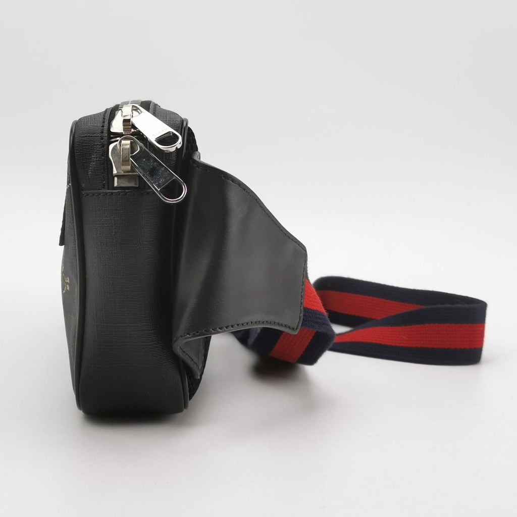 Gucci Belt Bag Leather Double G Monogram Tiger Pattern Waist Bag Chest Bag 250302781087658