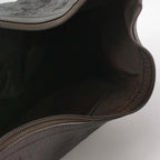 Gucci Leather Solid Color Horsebit Embossed Shoulder Bag 250302781087623
