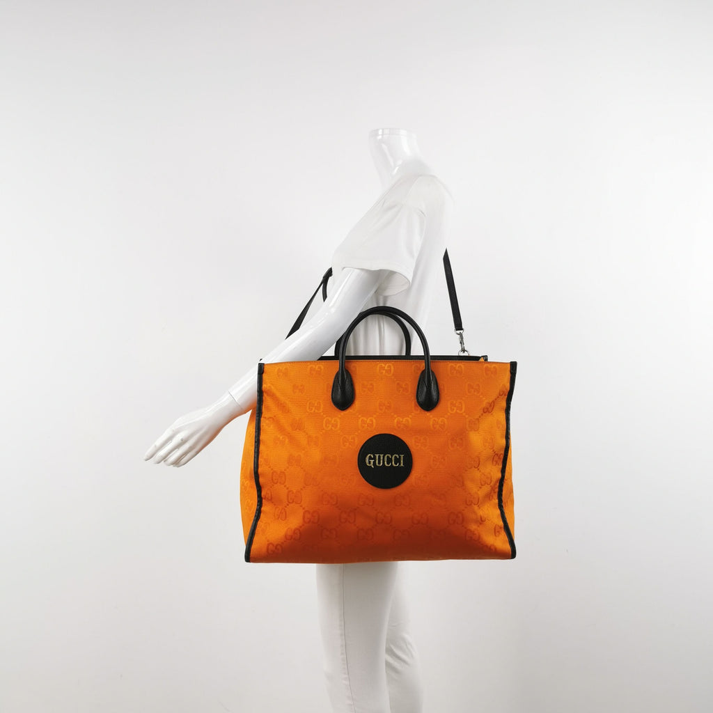 Gucci Off The Grid Leather and Nylon Shoulder Bag 250227781082673