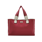 Gucci Leather and Nylon Logo Tote Bag 250228781084285
