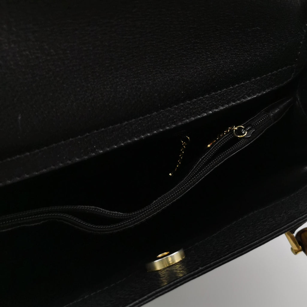 Gucci Diana Series Leather Solid Bamboo Handle Vintage Handbag 250228781085136