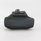 Gucci Suede Bamboo Handle Backpack 250221781073564