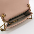 Gucci GG Marmont Leather Solid Chevron Quilted Double G Shoulder Bag Crossbody Bag 250225781080056