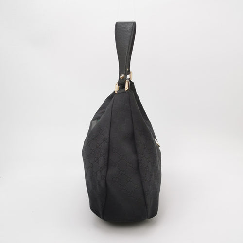 Gucci Leather and Canvas GG Logo Shoulder Bag 250224781078621