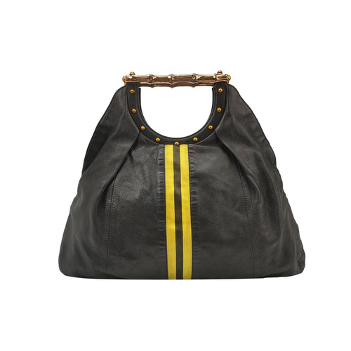 Gucci Lambskin Color Block Striped Handbag 250228781084907