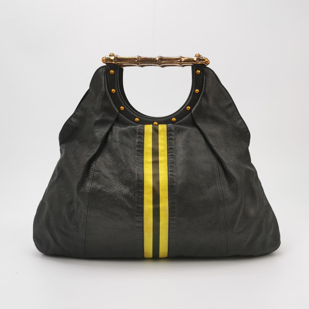 Gucci Lambskin Color Block Striped Handbag 250228781084907