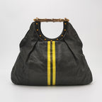 Gucci Lambskin Color Block Striped Handbag 250228781084907