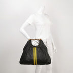 Gucci Lambskin Color Block Striped Handbag 250228781084907