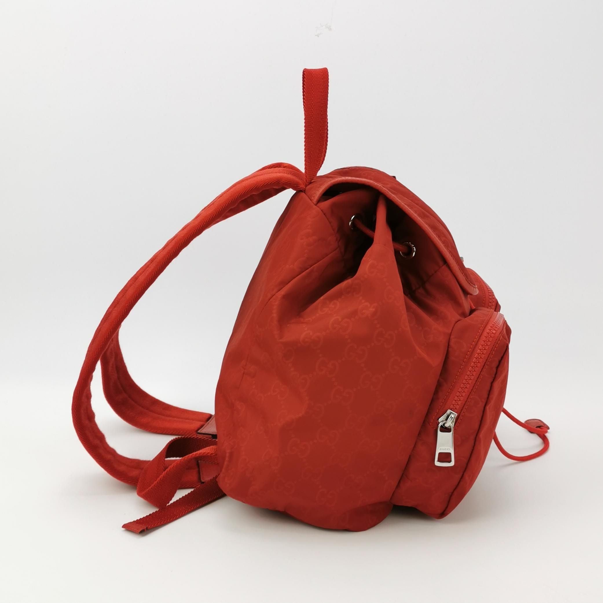 Gucci GG Canvas and Leather Backpack 250226781081457