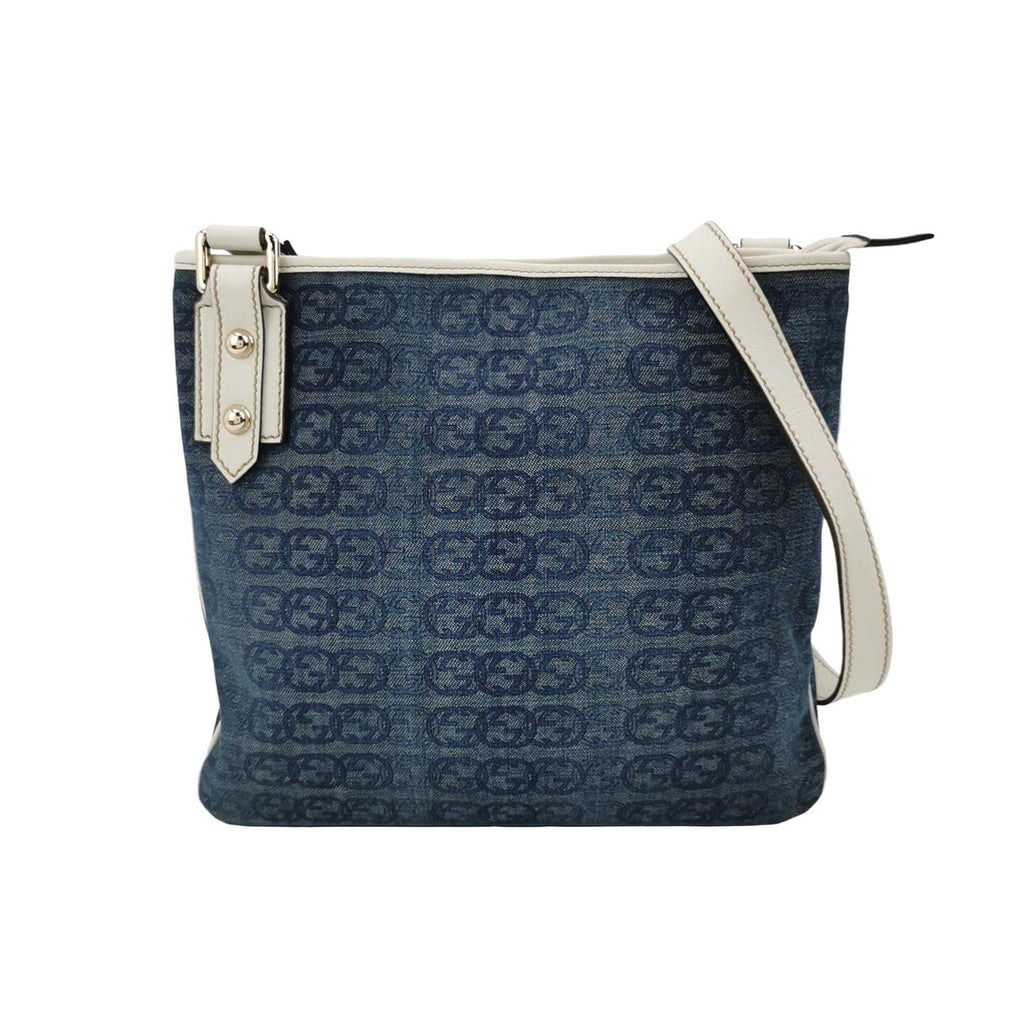 Gucci Leather Interlocking G Zip Shoulder Bag 250228781084287