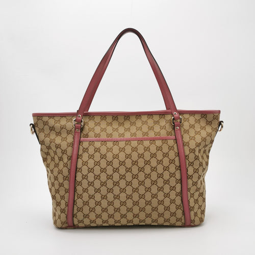 Gucci GG Canvas and Leather Shoulder Bag 250227781082929