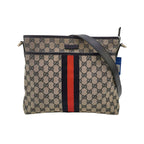 Gucci GG Canvas and Leather Shoulder Bag 250225781078905