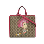 Gucci GG Canvas and Leather Children's Crossbody Shoulder Bag 250225781080101