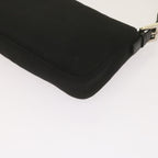 FENDI Mamma Baguette Shoulder Bag Nylon Black68214