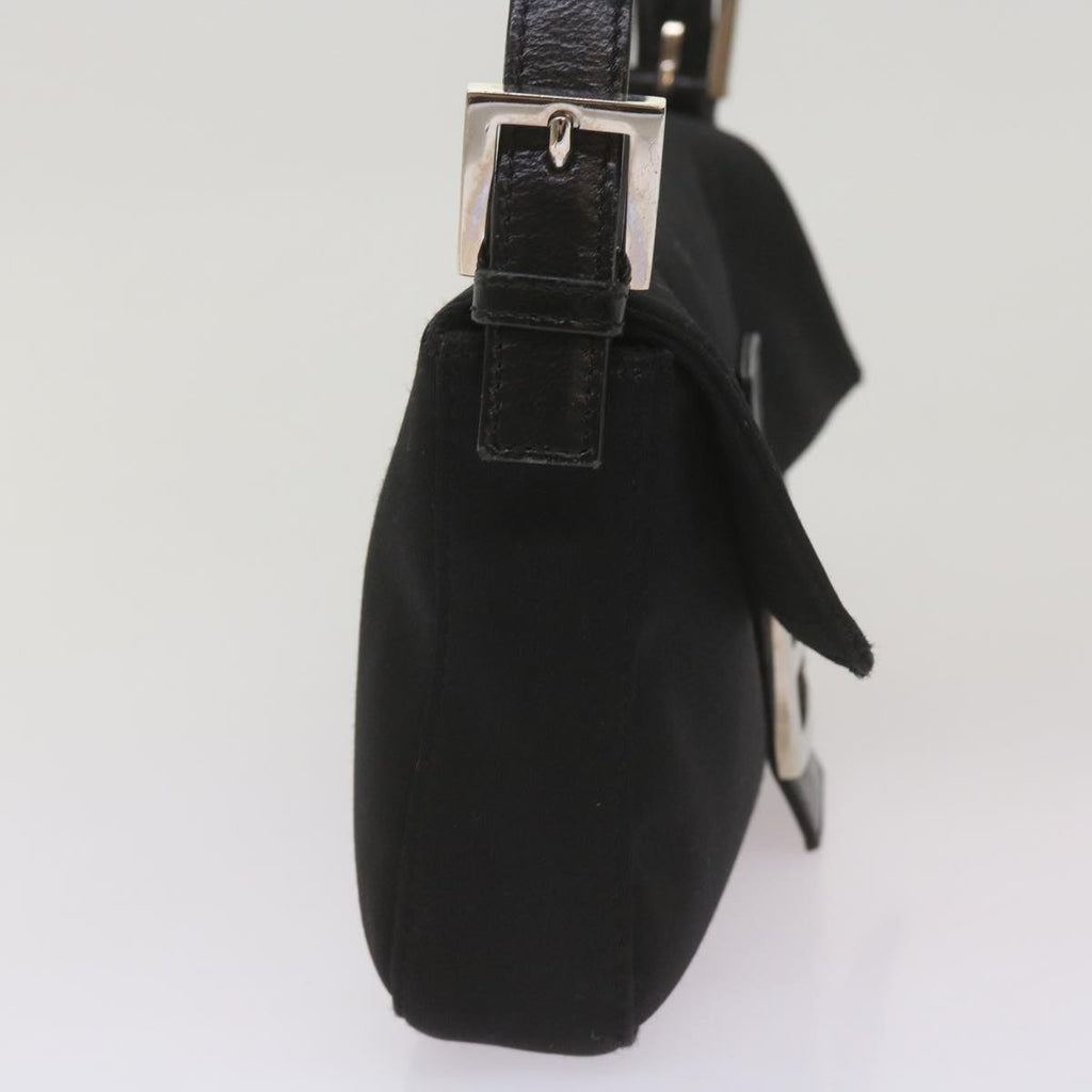 FENDI Mamma Baguette Shoulder Bag Nylon Black68214