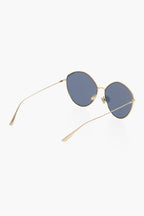 Dior Oval-Frame Sunglasses With Silver-Tone Frame